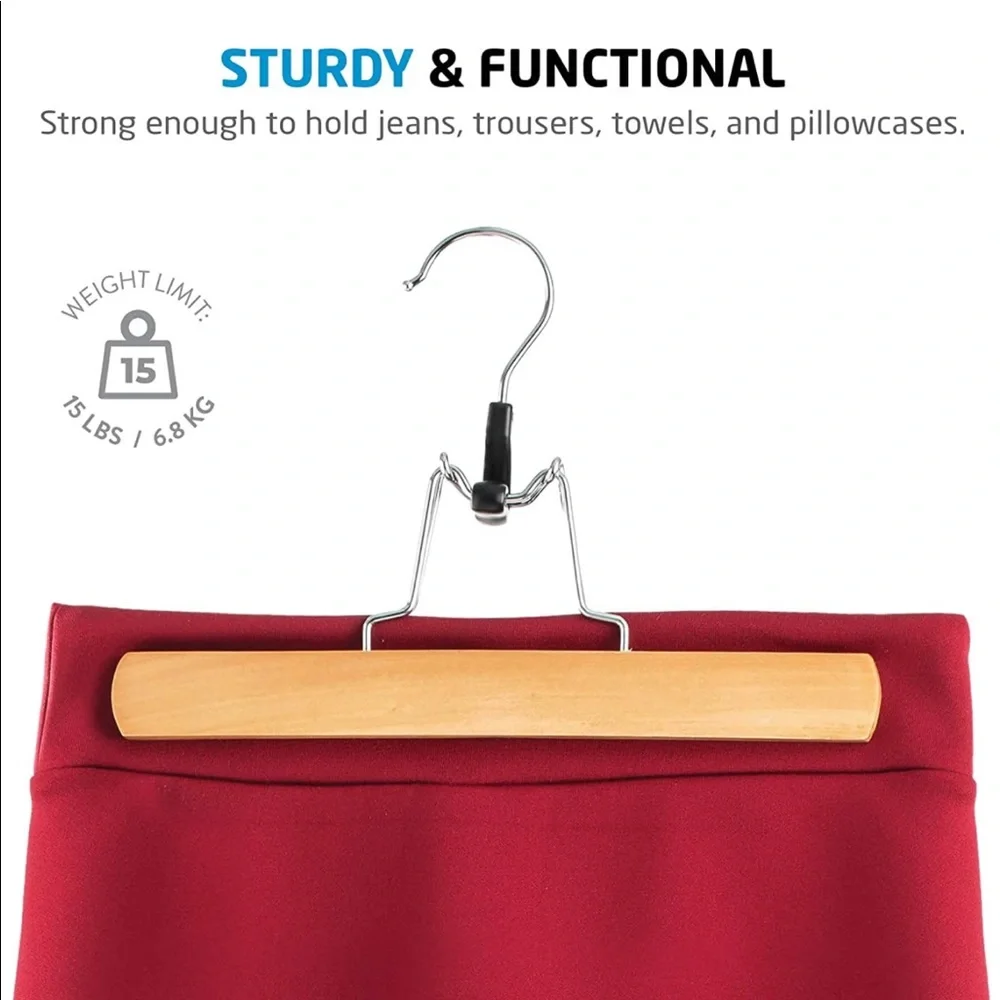 Bundle of 3 Wood Hangars